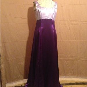 Bridesmaid dress. Lilac and  purple.